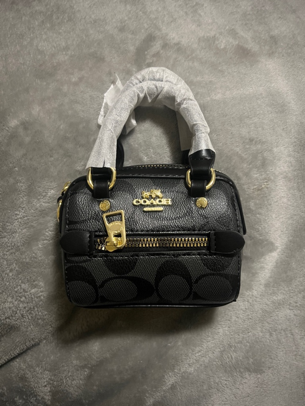 Coach Black Mini Satchel